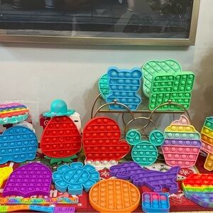 Vibrant Pop It Fidget Toy Collection